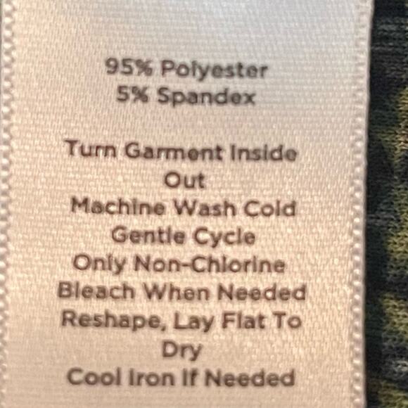 Talbots  Green Navy Pleated Side Draping Office Date Night Dress NWOT Size S - Picture 9 of 13